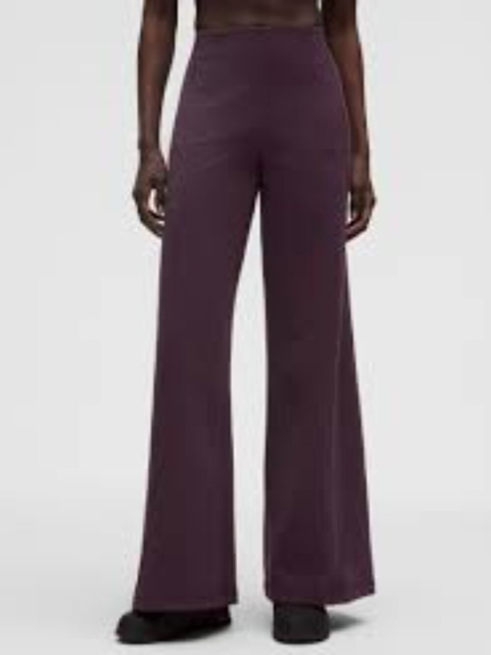 NWT Lululemon Define High-Rise Wide-Leg Pant *Luon, Sz M, Black Plum